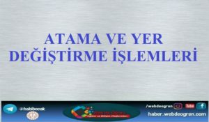 İlk Defa Yönetici Görevlendirme Başvuru Sonuçlarının Duyurulması